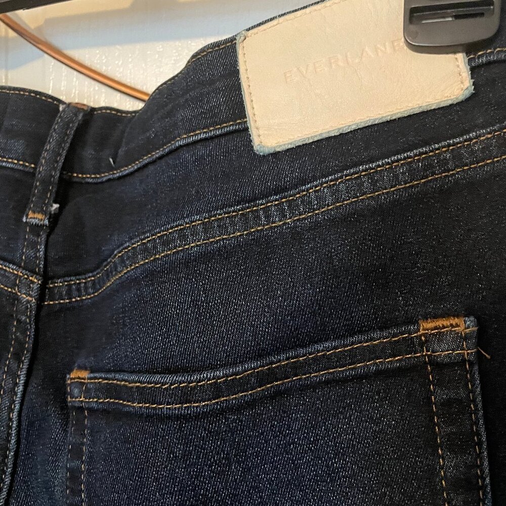 Everlane Authentic Stretch High-Rise Skinny Jean in Deep Indigo Size 30 - Picture 10 of 12